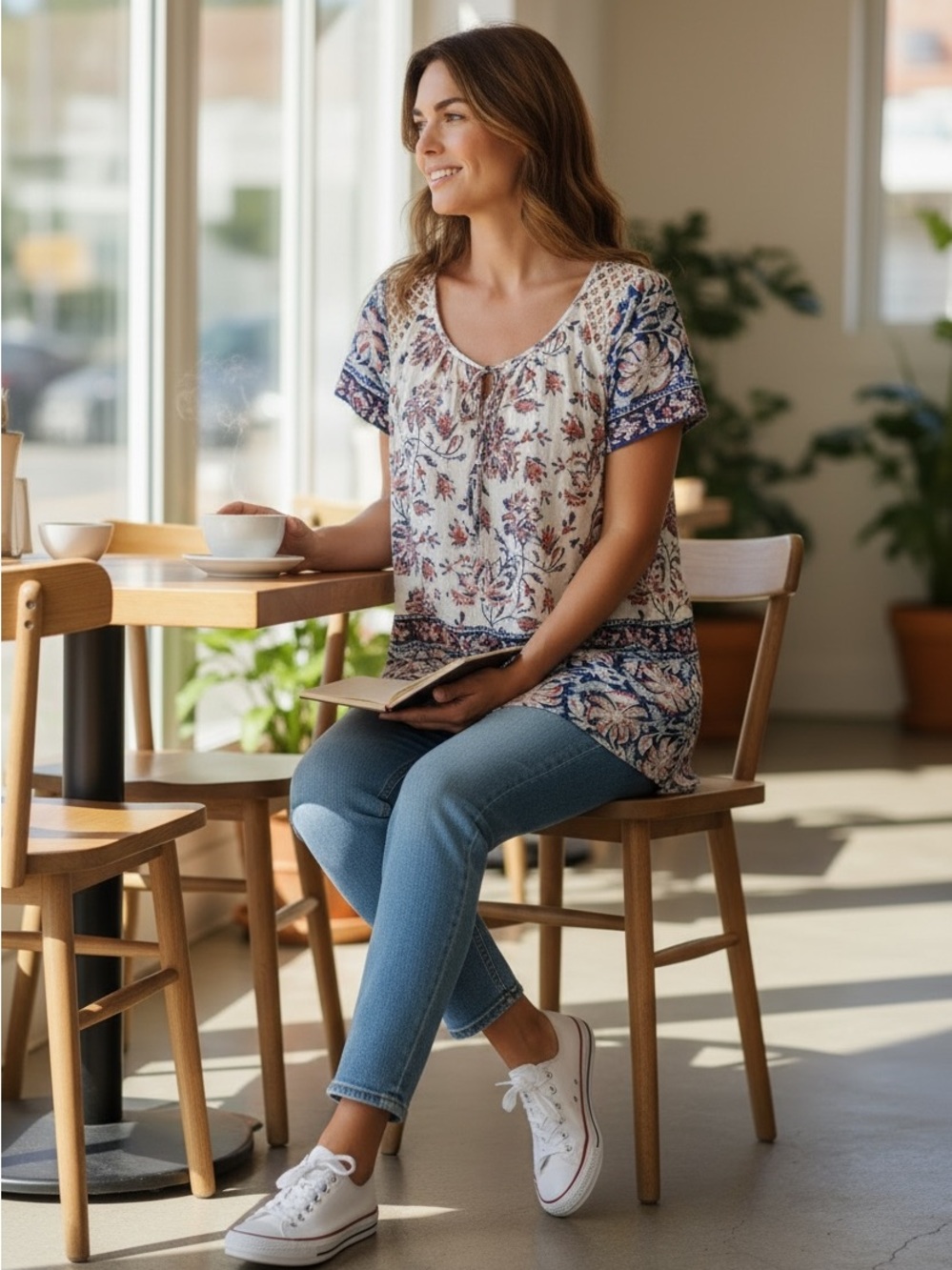 Lucky Brand Peasant Top